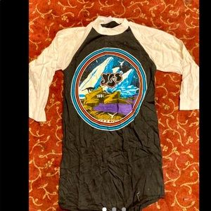 **VINTAGE**  RARE ‘1980’ “YES” Tour raglan BOGO!!!